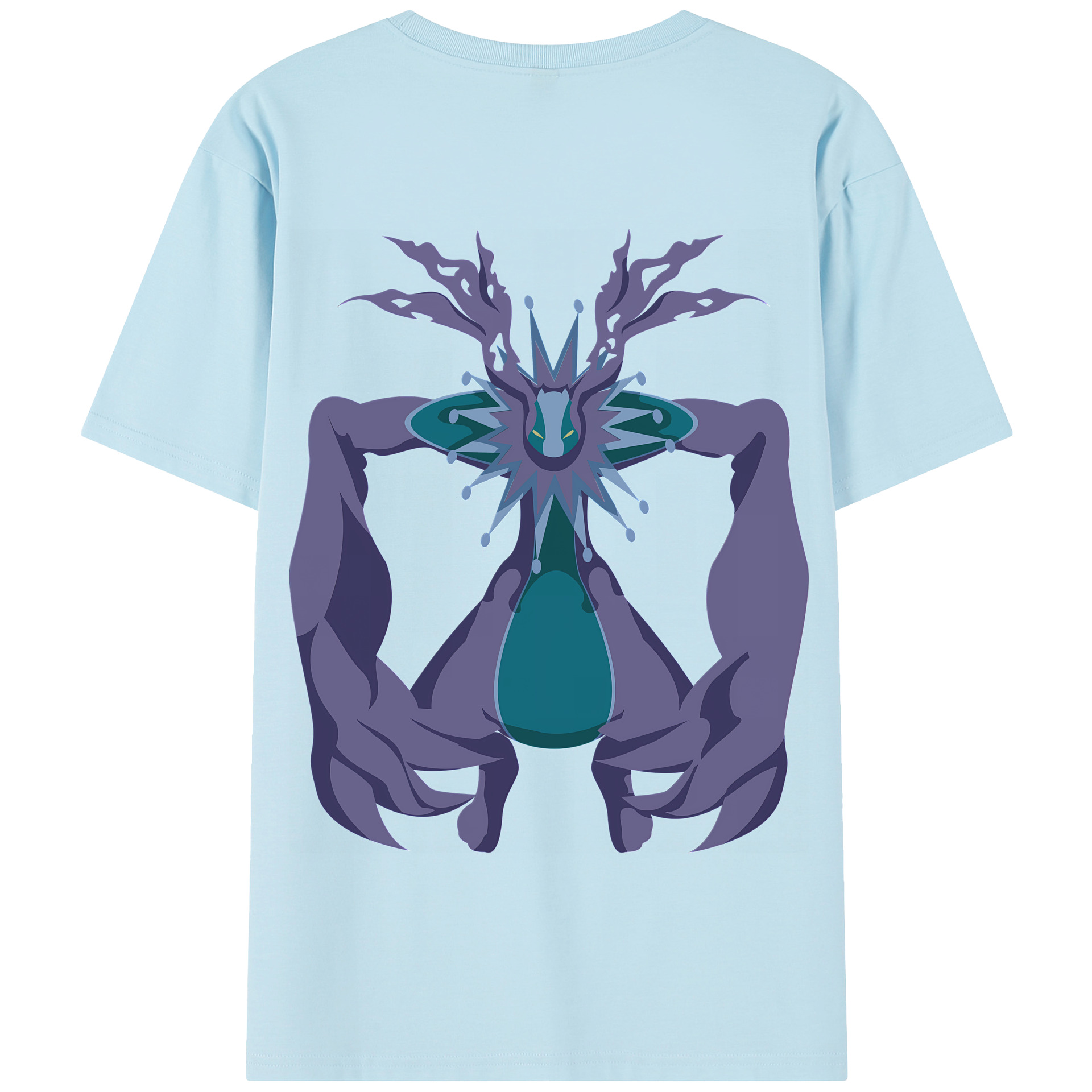 （画像用） Digimon デジタルモンスター/デジモン 綿100％半袖Tシャツ（背面プリント）